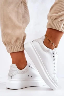 Sale GOE Damskie Buty Sportowe JJ2N4053 Białe