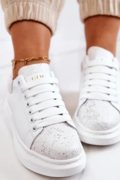 Sale GOE Damskie Buty Sportowe JJ2N4053 Białe