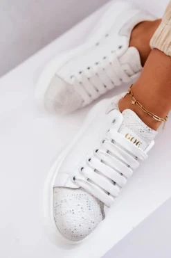 Sale GOE Damskie Buty Sportowe JJ2N4053 Białe