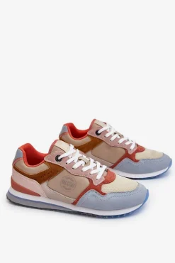 Big Star Shoes Damskie Buty Sportowe Memory Foam System Big Star LL274348 Multikolor