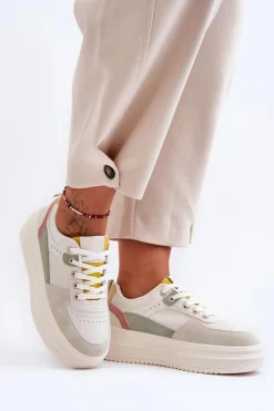 Boto Damskie Buty Sportowe Na Masywnej Platformie Wielokolorowe Gemma