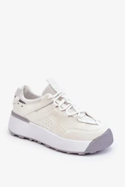 Clearance Boto Damskie Buty Sportowe Na Platformie Białe Dakari