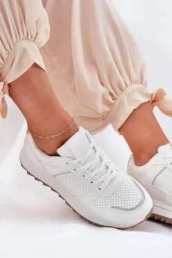 Damskie Boto Damskie Buty Sportowe Na Platformie Białe Yandia