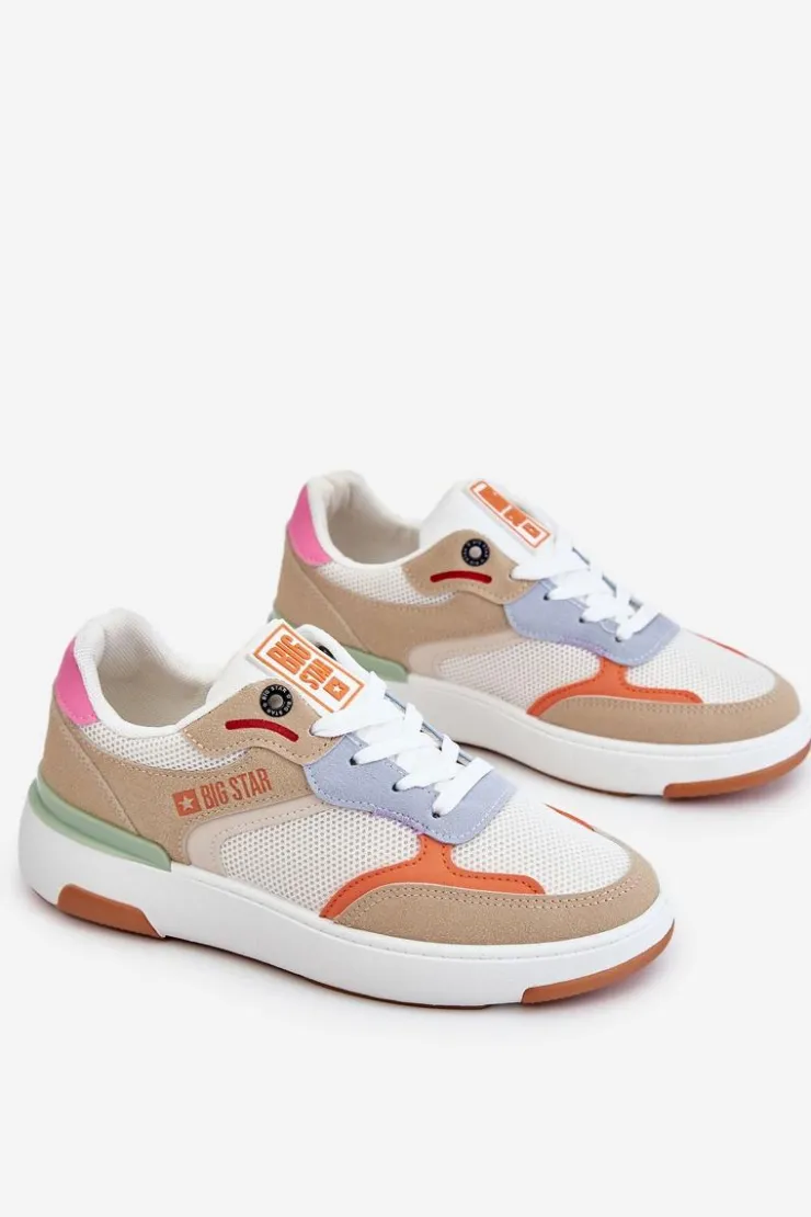 Clearance Big Star Shoes Damskie Buty Sportowe Sneakersy Big Star LL274437 Multikolor