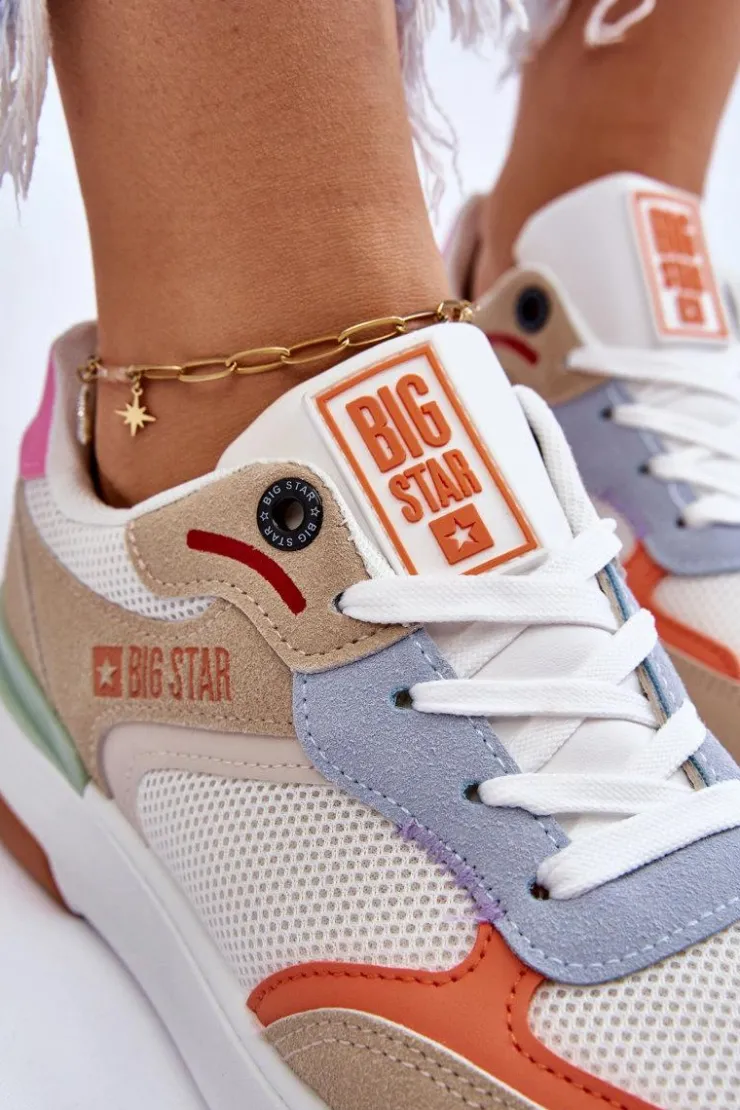 Clearance Big Star Shoes Damskie Buty Sportowe Sneakersy Big Star LL274437 Multikolor