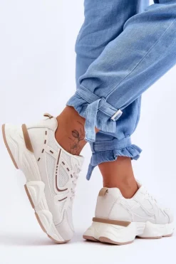 Damskie Boto Damskie Buty Sportowe Sneakersy Beżowe Feluci