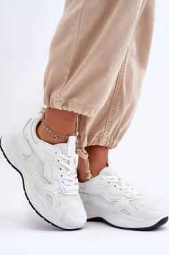 Best Boto Damskie Buty Sportowe Sneakersy Na Platformie Białe Lomare