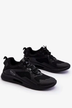 Damskie Big Star Shoes Damskie Buty Sportowe Sneakersy Big Star LL274372 Czarne