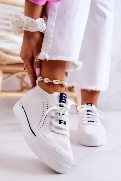 Damskie GOE Damskie Buty Sportowe Sneakersy JJ2N4164 Białe