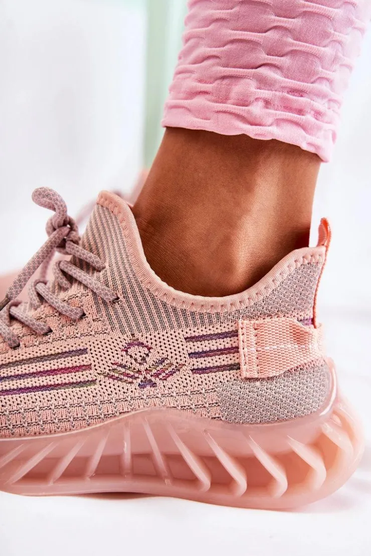 Damskie Boto Damskie Buty Sportowe Wsuwane Różowe Hermiona