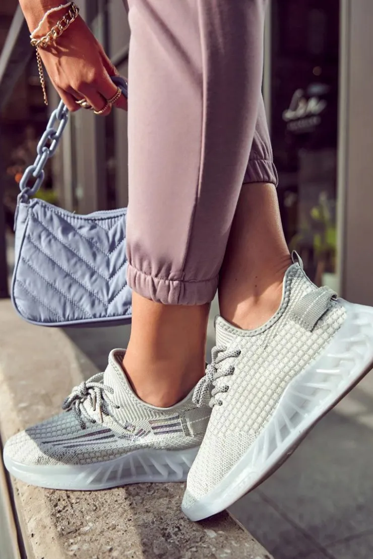 Damskie Boto Damskie Buty Sportowe Wsuwane Szare Rokko