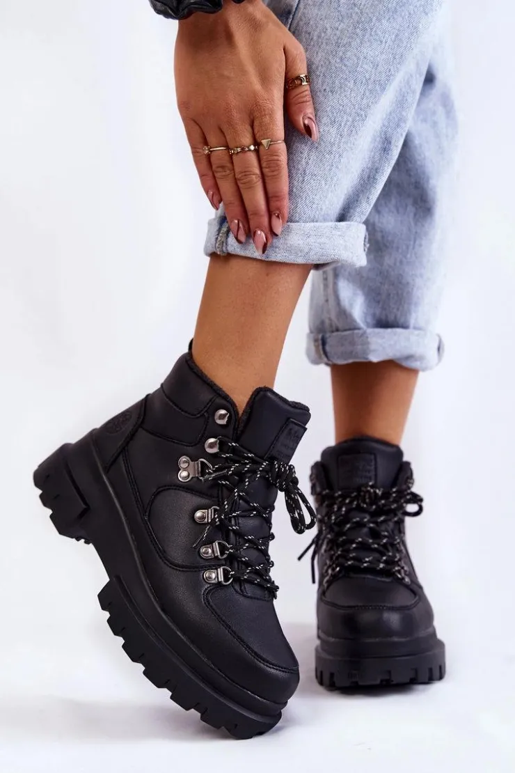 Damskie Lee Cooper Damskie Buty Trekkingowe LCJ-22-31-1435 Czarne