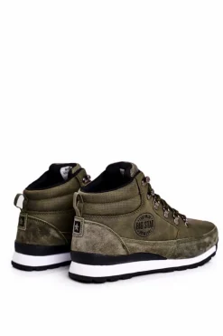 Outlet Big Star Shoes Damskie Buty Trekkingowe Big Star Khaki GG274617