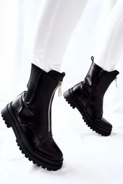 Damskie Buty damskie Vinceza Damskie Ciepłe Botki Czarne Assuh