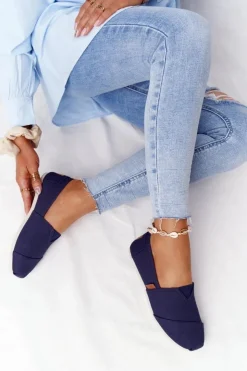 Evento Czarne Espadryle*Damskie Espadryle Granatowe After Hours