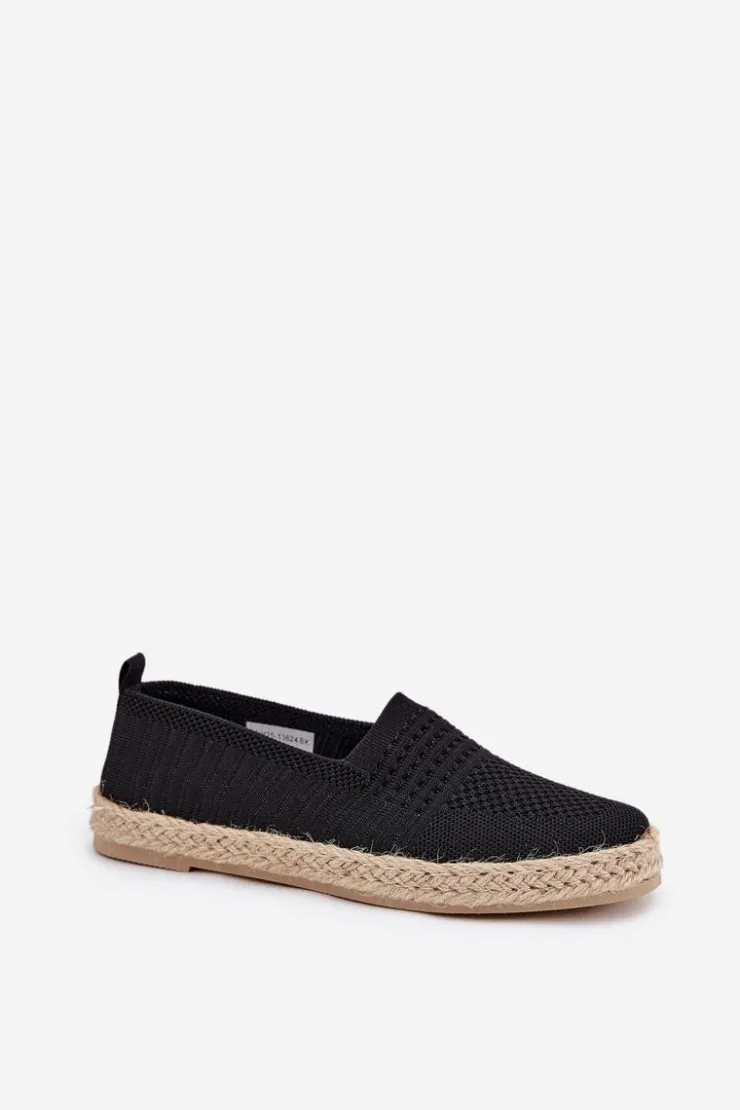 Sale Buty damskie Vinceza Damskie Espadryle Z Plecionką Vinceza 13624 Czarne Czarny