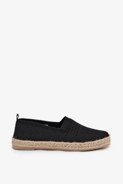 Sale Buty damskie Vinceza Damskie Espadryle Z Plecionką Vinceza 13624 Czarne Czarny