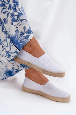 Damskie Buty damskie Vinceza Damskie Espadryle Z Plecionką Vinceza 13624 Białe