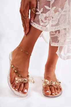 Boto Klapki Damskie Japonki*Damskie Gumowe Klapki Japonki Nude Monise