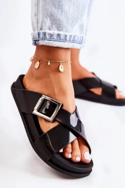 ZAXY Klapki Damskie Klasyczne*Damskie Gumowe Klapki JJ285058 Czarne