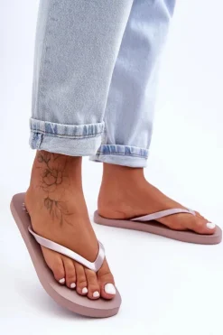 Sale 4F Damskie Japonki Klapki SS23FFLIF064-83S Beżowe