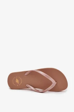 Damskie 4F Damskie Japonki Klapki MM00FFLIF018-82S Jasnobrązowe