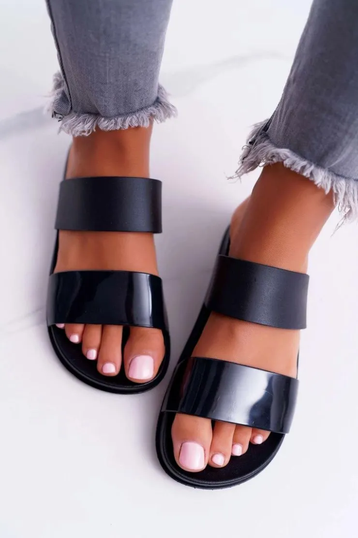 Damskie Boto Damskie Klapki Czarne Viane