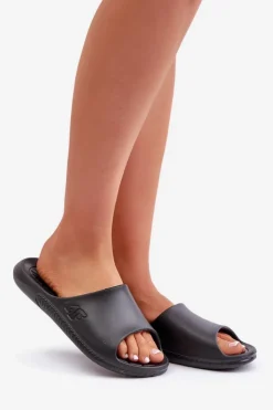 Damskie 4F Damskie Klapki MM00FFLIF093A-20S Czarne