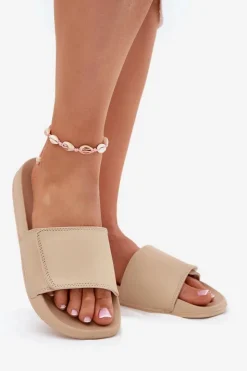 Clearance 4F Damskie Klapki MM00FFLIF031A-83S Beżowe Beżowy