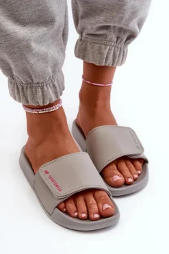 Damskie 4F Damskie Klapki MM00FFLIF031A-25S Szare