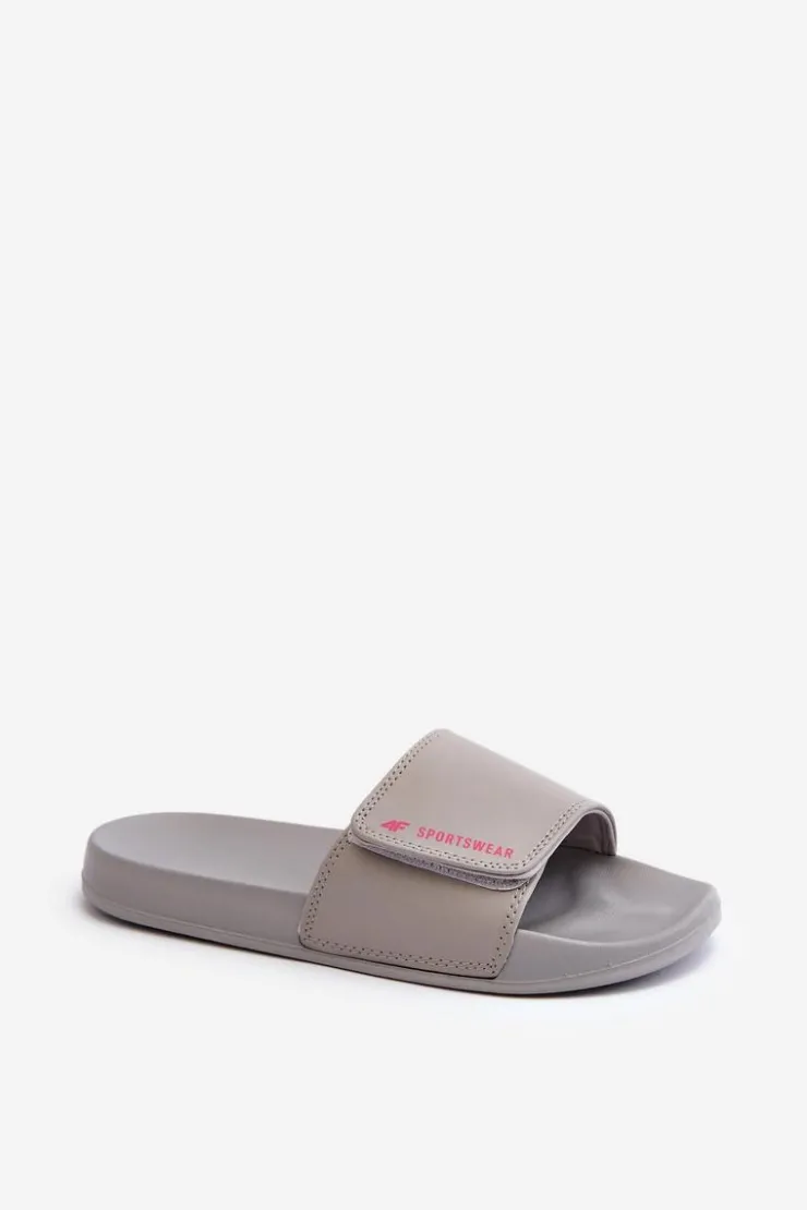 Damskie 4F Damskie Klapki MM00FFLIF031A-25S Szare