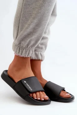 Damskie 4F Damskie Klapki MM00FFLIF031A-20S Czarne