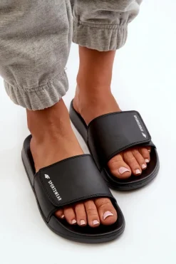 Damskie 4F Damskie Klapki MM00FFLIF031A-20S Czarne