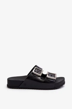 ZAXY Klapki Damskie Klasyczne*Damskie Klapki Gładkie HH285157 Czarne