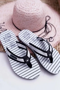 Discount Big Star Shoes Damskie Klapki Japonki Big Star DD274A251 Czarne