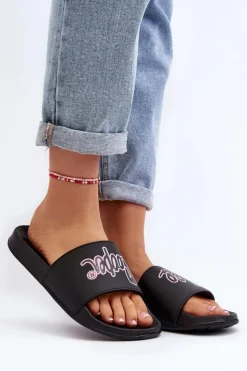 Hot Lee Cooper Damskie Klapki LCW-24-42-2482L Czarne