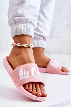 Lee Cooper Klapki Damskie Klasyczne*Damskie Klapki LCW-22-42-0998 Różowe