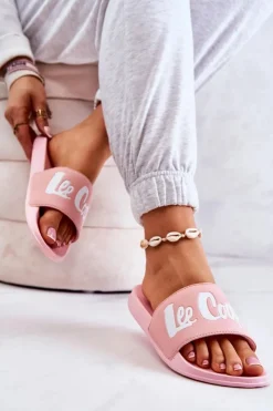 Lee Cooper Klapki Damskie Klasyczne*Damskie Klapki LCW-22-42-0998 Różowe