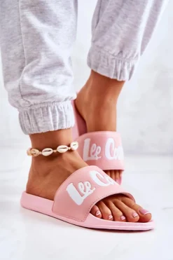 Lee Cooper Klapki Damskie Klasyczne*Damskie Klapki LCW-22-42-0998 Różowe