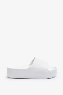 Damskie Boto Damskie Klapki Na Grubej Podeszwie Białe Oreithano