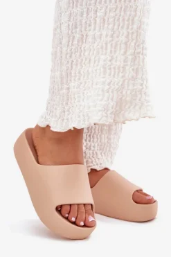 Damskie Boto Damskie Klapki Na Grubej Podeszwie Khaki Oreithano