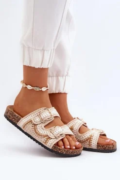 Boto Klapki Korkowe|Klapki Damskie Klasyczne*Damskie Klapki Na Korkowej Podeszwie Beżowe Fannea