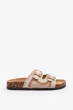 Boto Klapki Korkowe|Klapki Damskie Klasyczne*Damskie Klapki Na Korkowej Podeszwie Beżowe Fannea