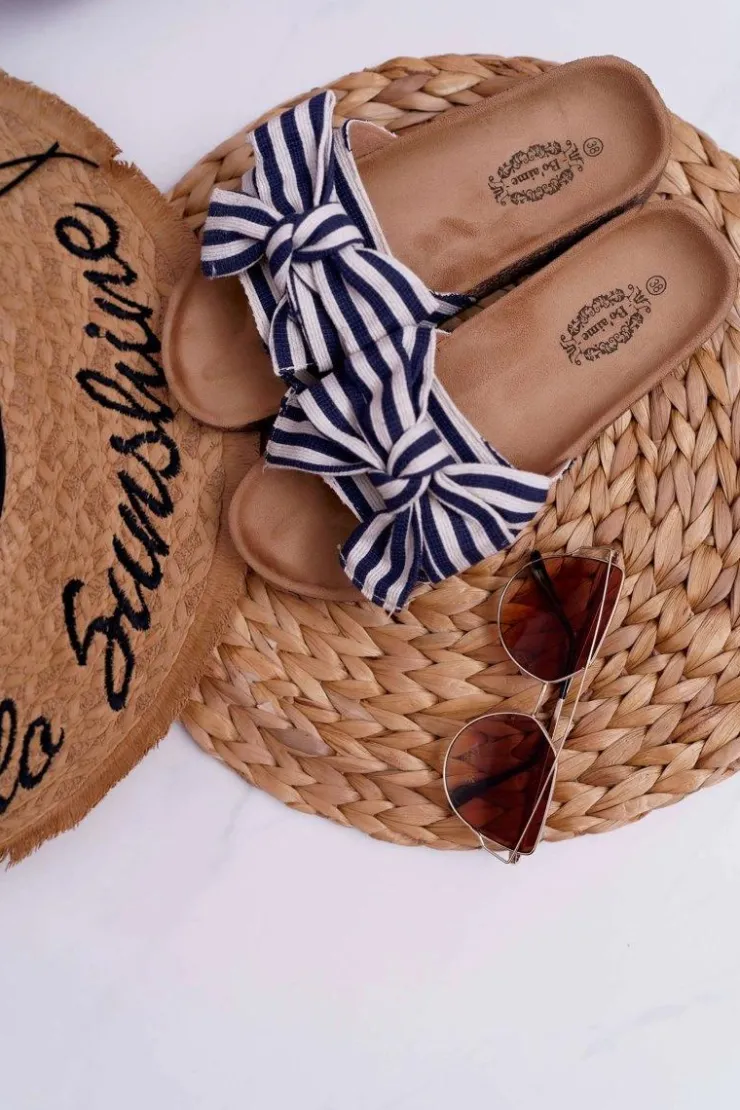 Boto Klapki Korkowe|Klapki Damskie Klasyczne*Damskie Klapki Na Korku Kokarda Marynarskie Myrtens