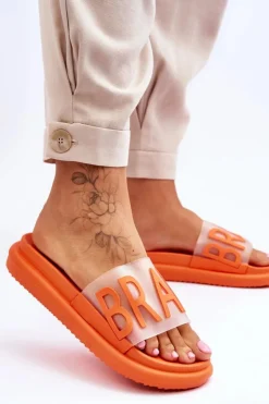 Damskie Buty damskie Vinceza Damskie Klapki Na Platformie Pomarańczowe Brave