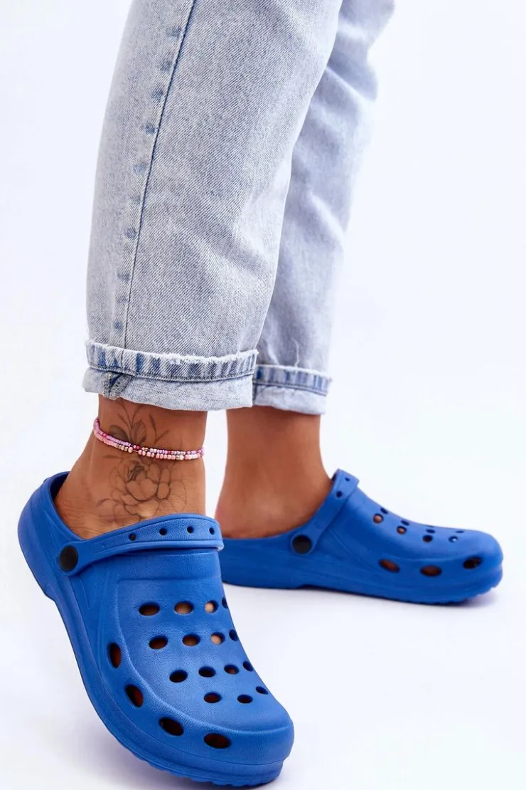 Sale Boto Damskie Klapki e Piankowe EVA Niebieski