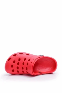 Boto Klapki Damskie Klasyczne*Damskie Klapki Sandały Do Ogrodu Czerwone Piankowe EVA