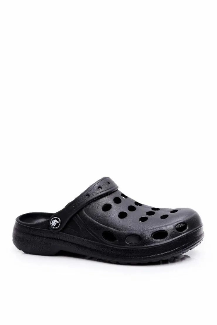 Boto Damskie Klapki Sandały Lekkie Czarne Piankowe EVA Czarny