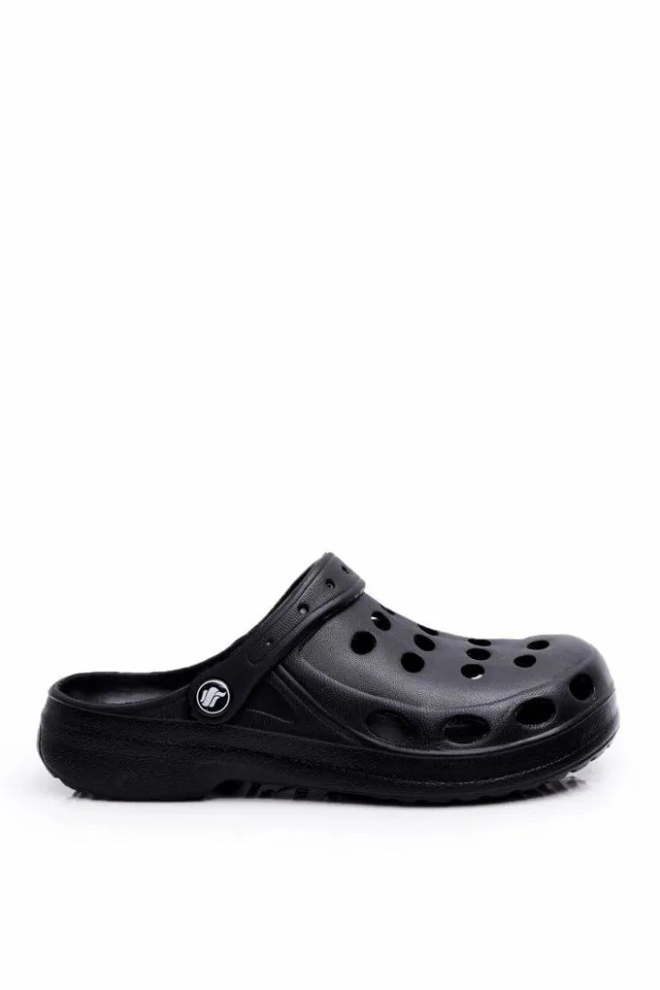 Boto Damskie Klapki Sandały Lekkie Czarne Piankowe EVA Czarny