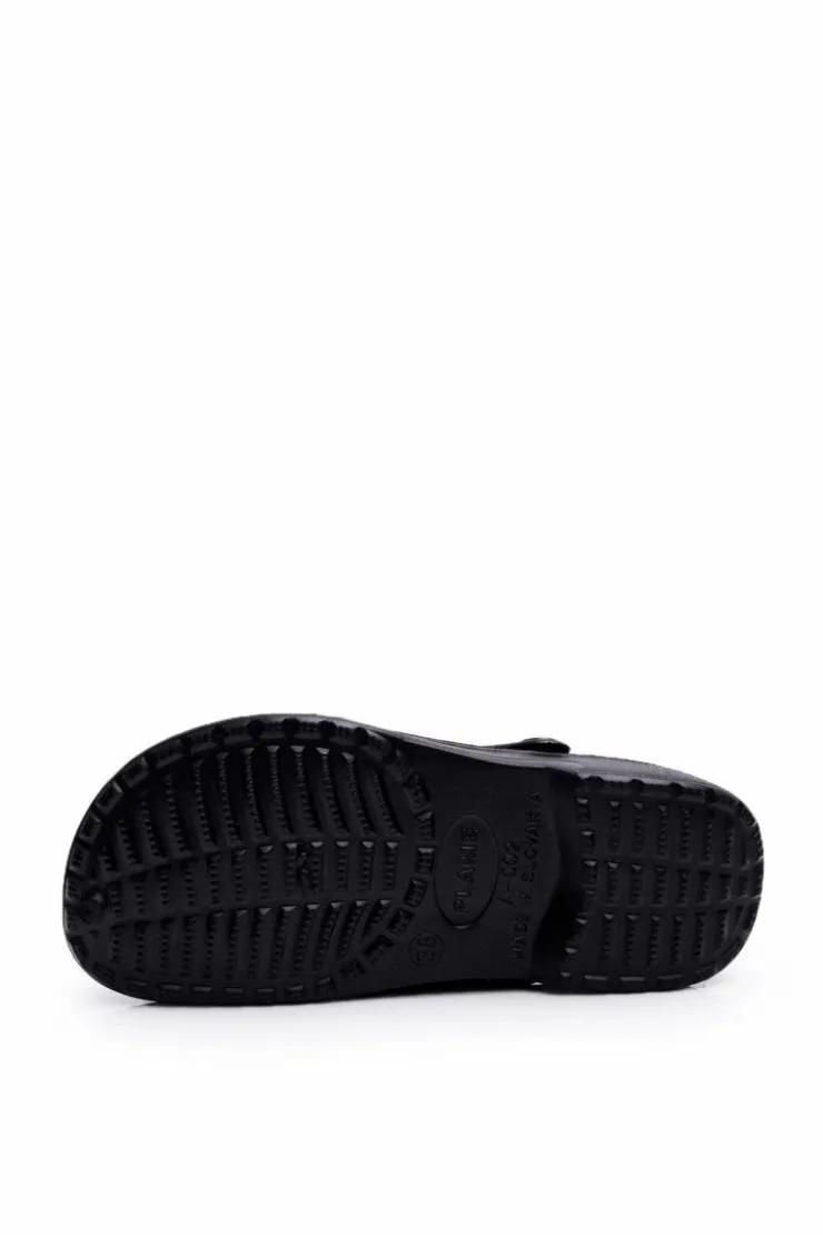 Boto Damskie Klapki Sandały Lekkie Czarne Piankowe EVA Czarny